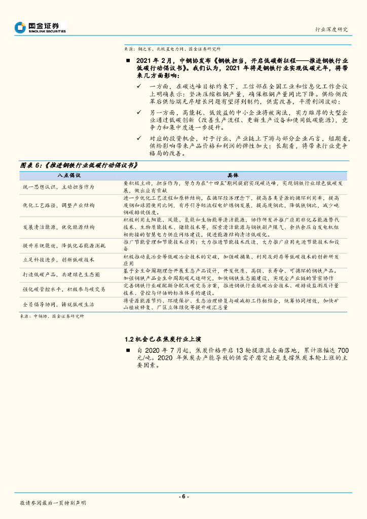 国金证券：钢铁行业研究：硅铁——碳中和下钢铁产业链最佳弹性品种_第6页