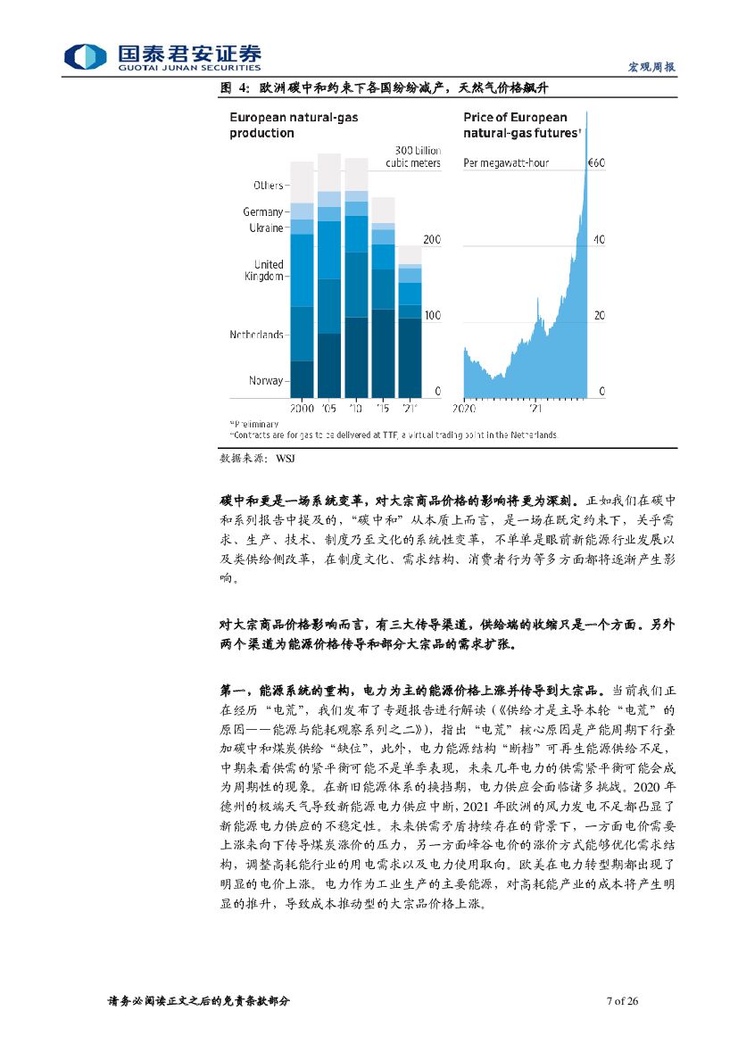 宏观周报：从能耗双控一角，看碳中和下大宗商品格局-国泰君安_第7页