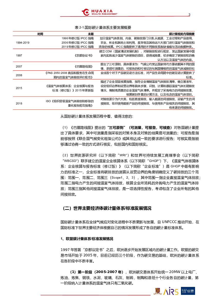 华夏理财：“碳中和”与ESG投资系列报告（三）：筑基碳计量_第3页