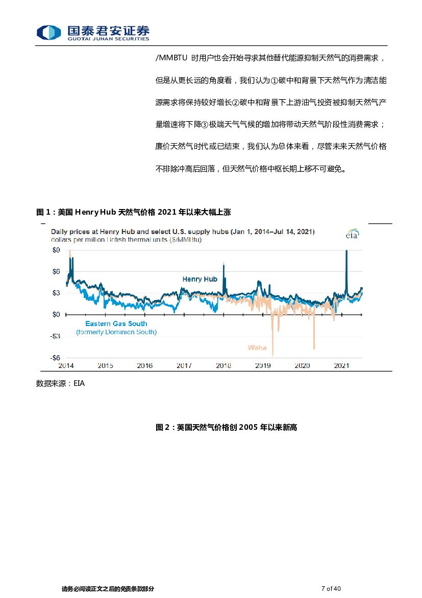 国泰君安：天然气及LNG：论碳中和及极端气候对行业的影响_第7页
