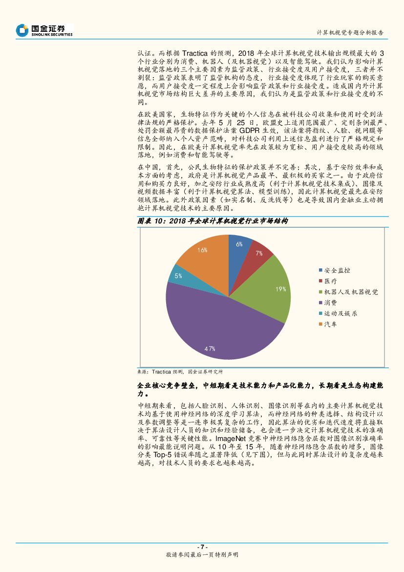 国金证券：AI视觉与语音专题分析报告：人工智能‘视’‘听’盛宴来临_第7页
