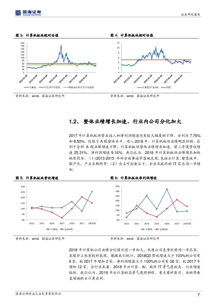 国海证券：计算机行业2019年度策略报告：从产业互联网到人工智能，B端赋能时代到来_第7页