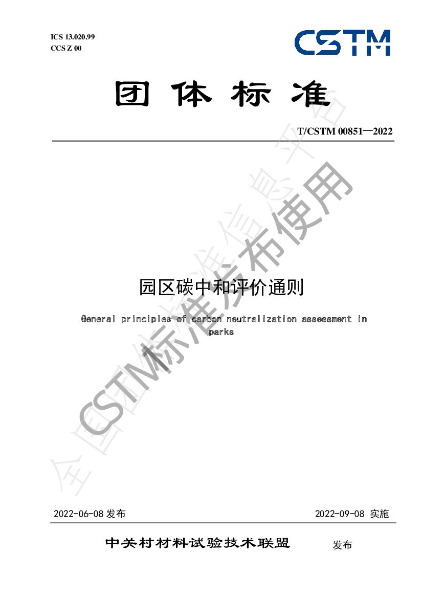 T/CSTM 00851-2022 标准预览