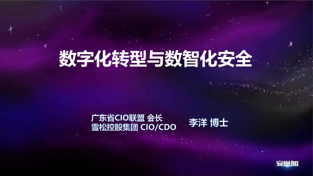 李洋-<em>数字化转型</em>与数智化安全 海报