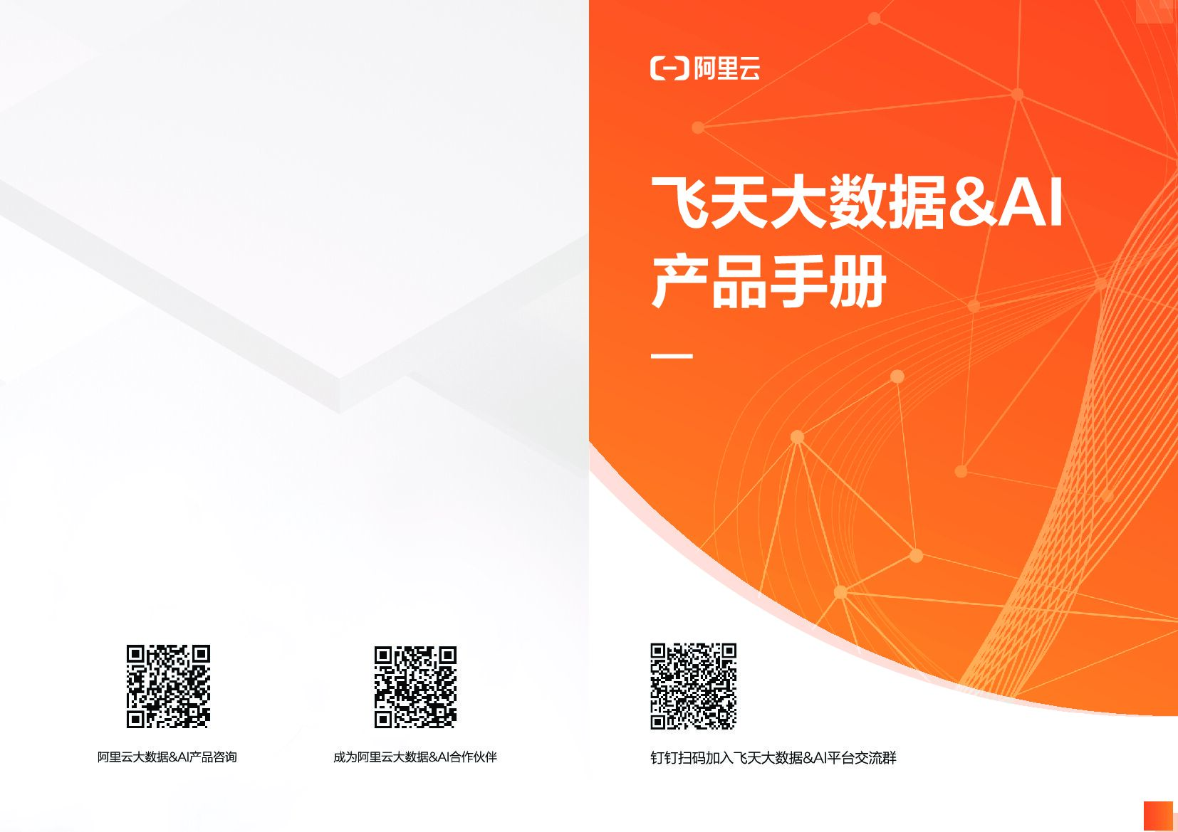阿里云：飞天大数据AI产品画册_电子版