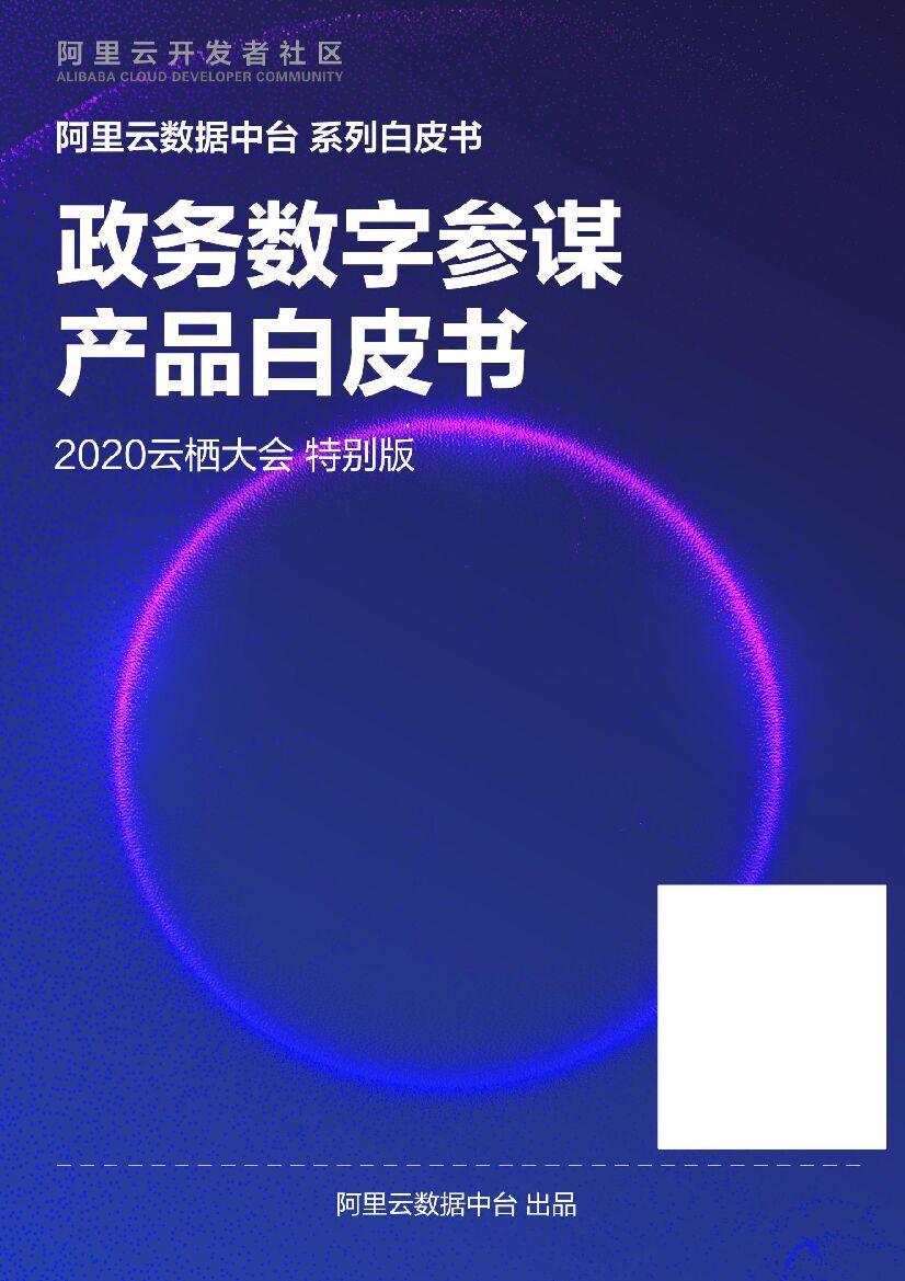 阿里云：政务数字参谋产品白皮书