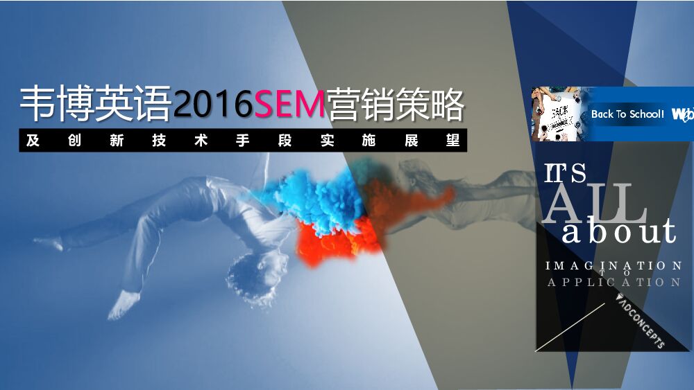 韦博英语百度SEM营销策略方案