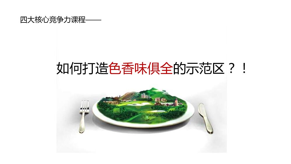 如何打造色香味俱全的示范区