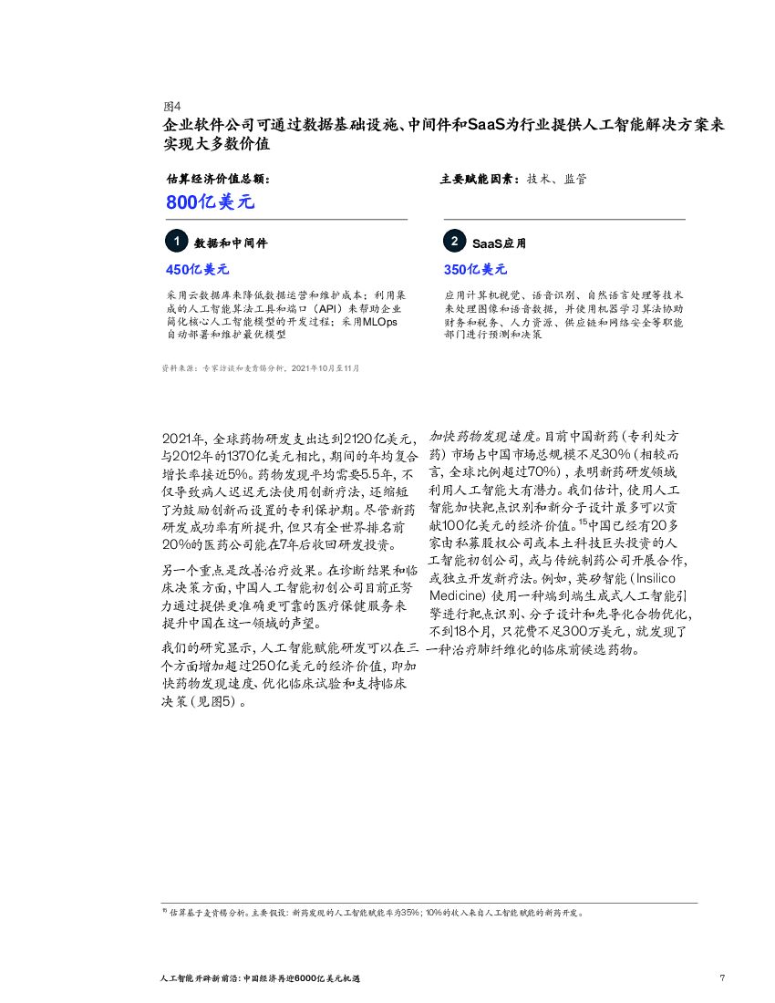 麦肯锡：探索人工智能新前沿： 中国经济再迎6000亿美元机遇_第7页