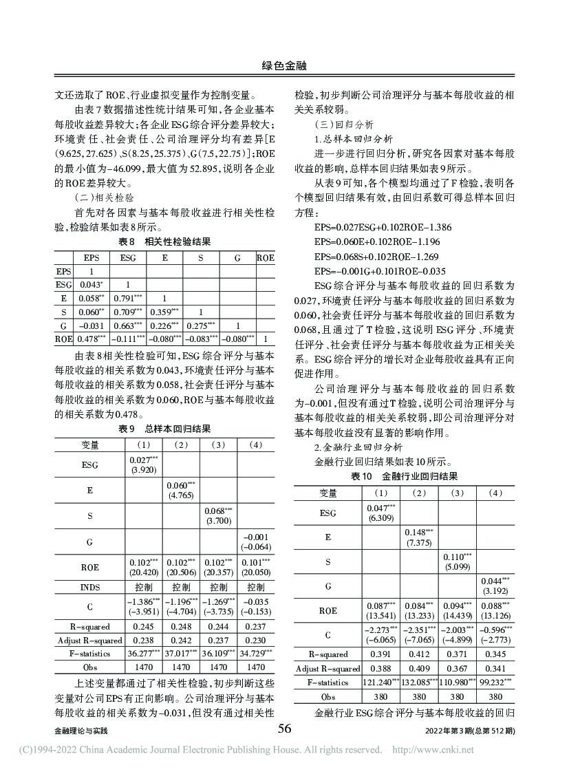 碳中和目标下ESG体系对资本市场影响研究—基于不同行业的比较分析_第9页