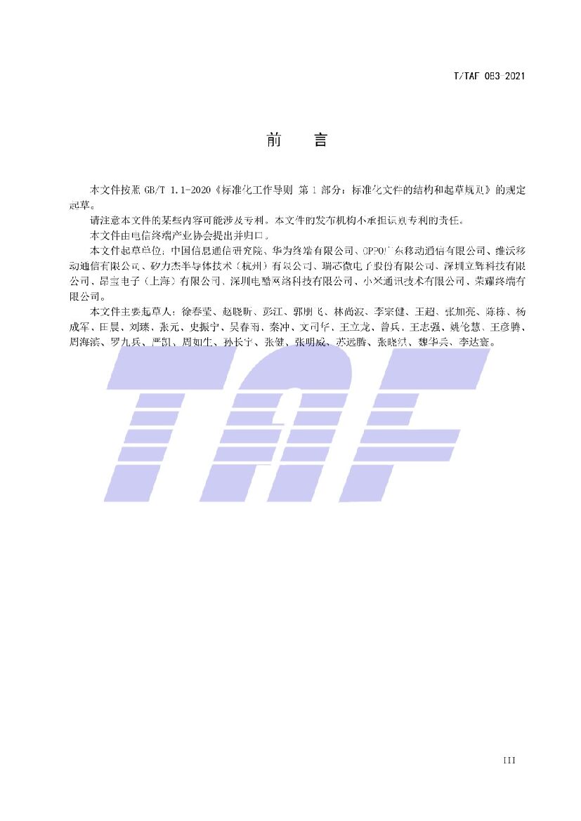 T/TAF 083-2021 标准预览