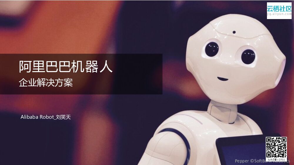 阿里巴巴机器人 企业解决方案
