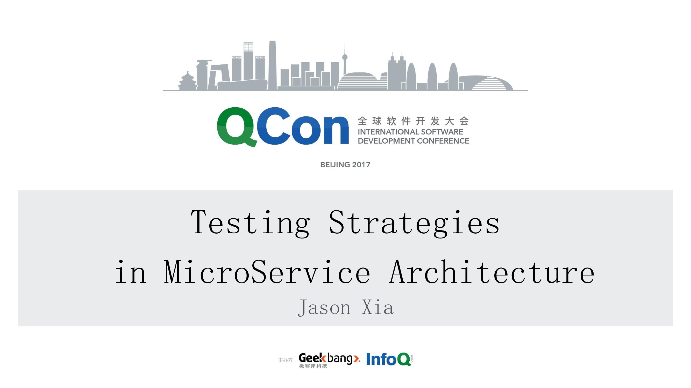 Testing Strategies in Microservice architecture