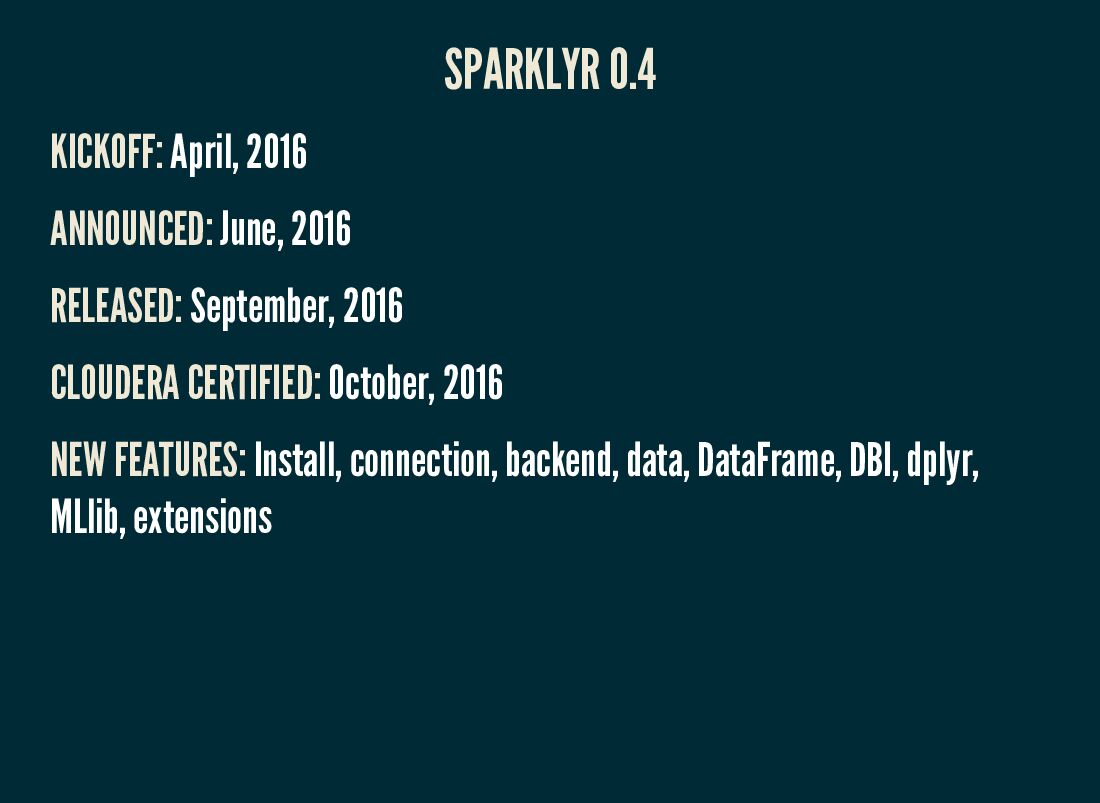 sparklyr: recap updates and use cases with javier luraschi_第10页