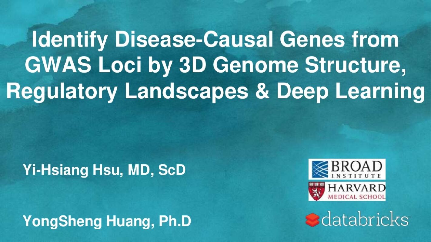 Identify Disease-Causal Genes from GWAS Loci by 3D Genomics Structure,Regulatory Landscapes and Deep Learning