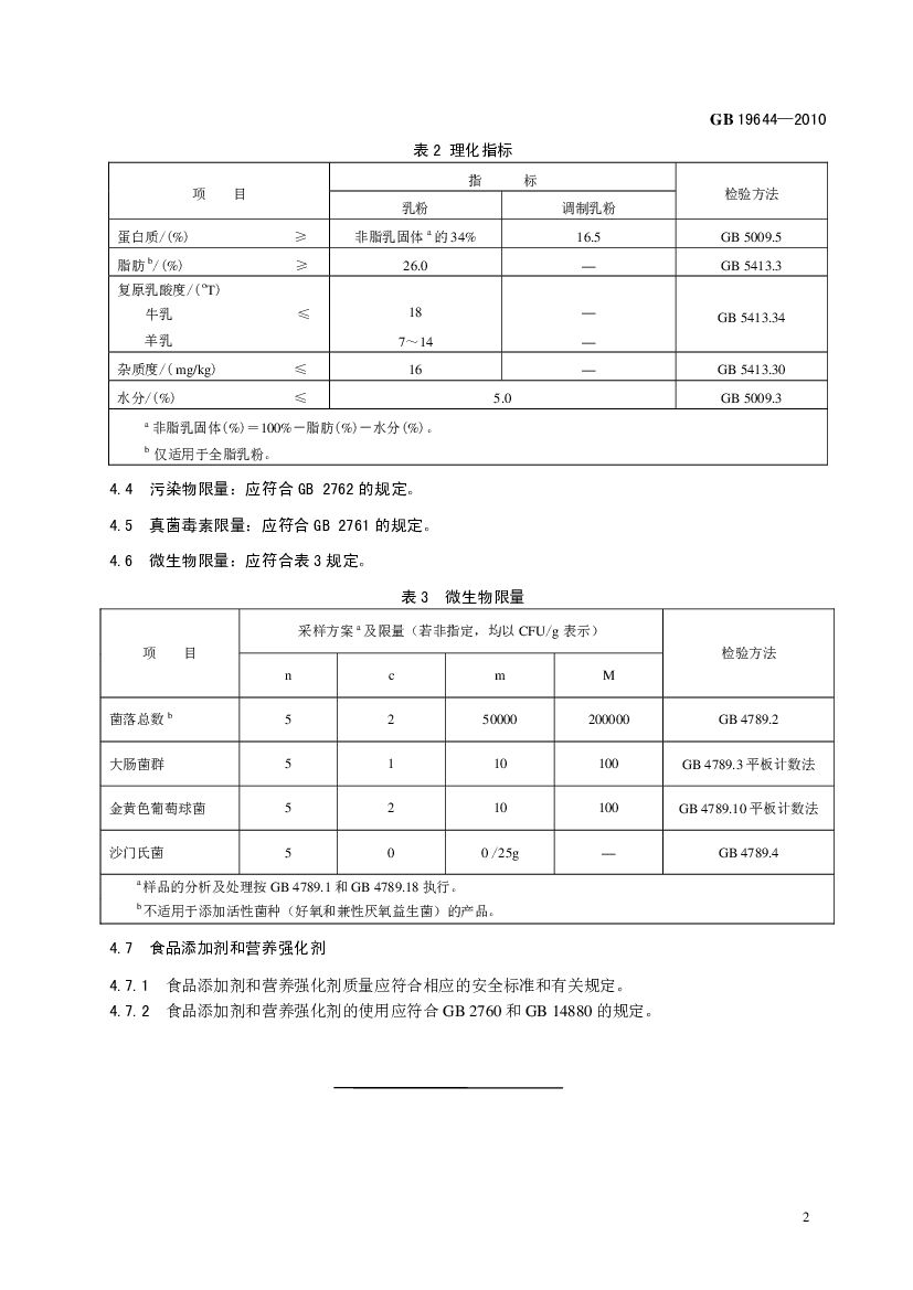 GB 19644-2010 标准预览