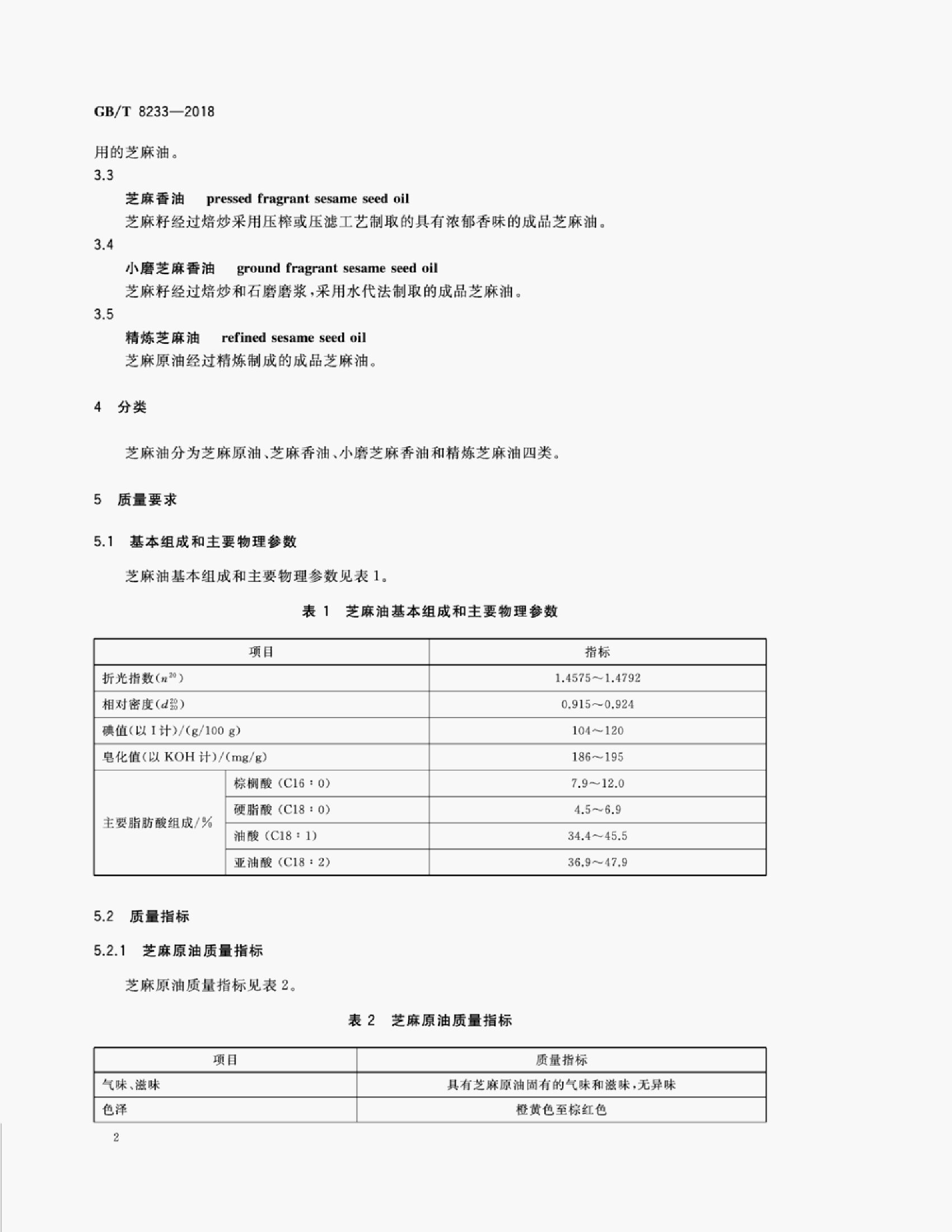 GB/T 8233-2018 标准预览
