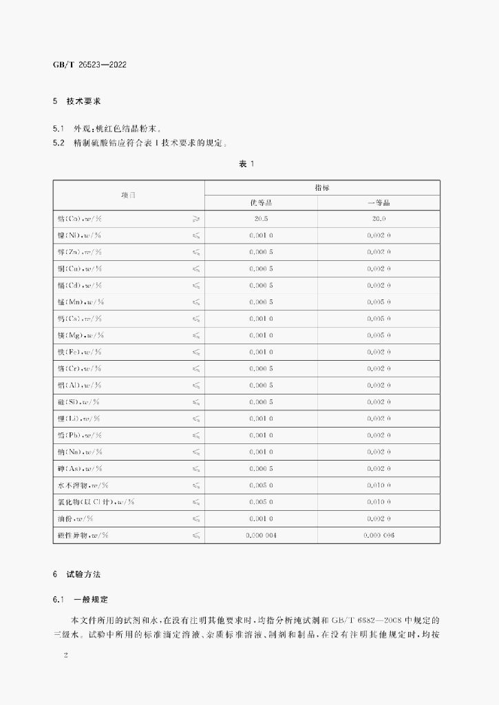 GB/T 26523-2022 标准预览