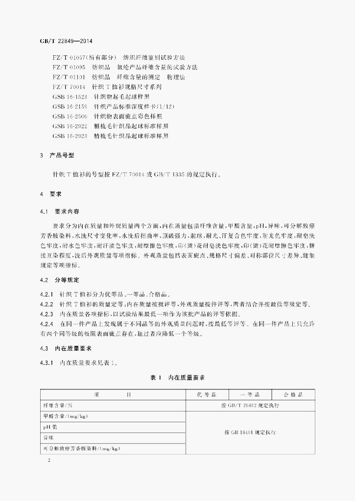 GB/T 22849-2014 标准预览