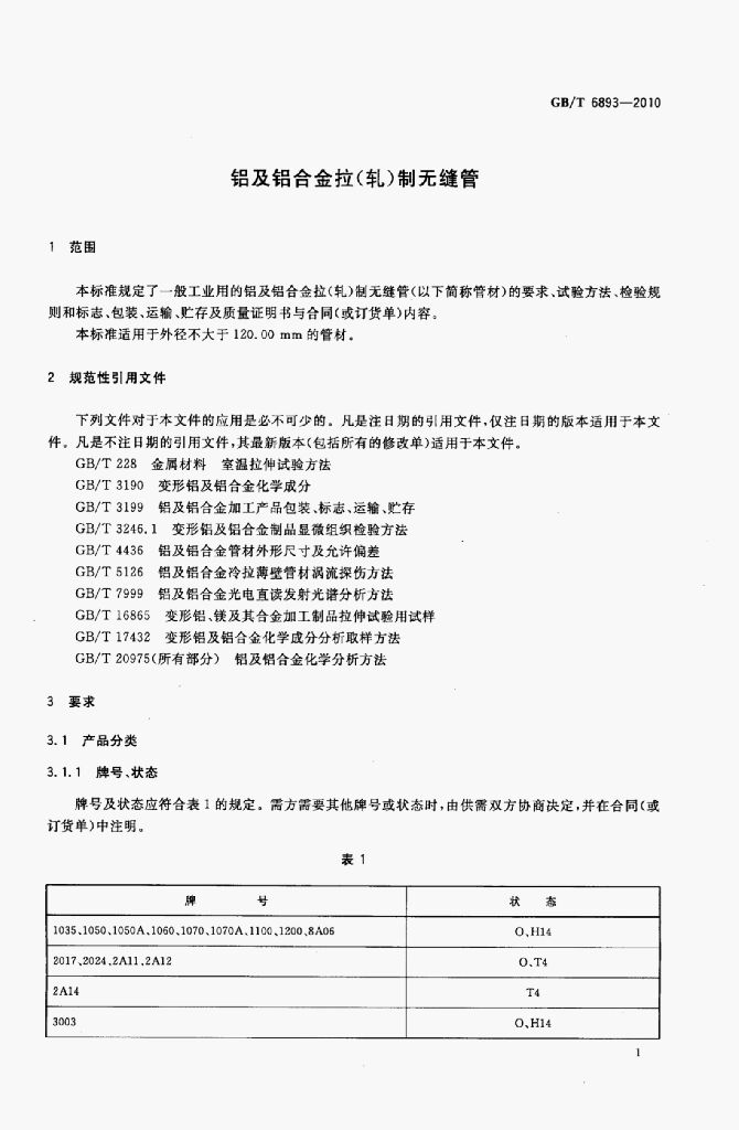 GB/T 6893-2010 标准预览