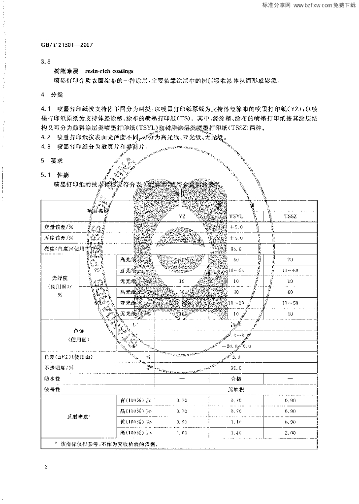 GB/T 21301-2007 标准预览