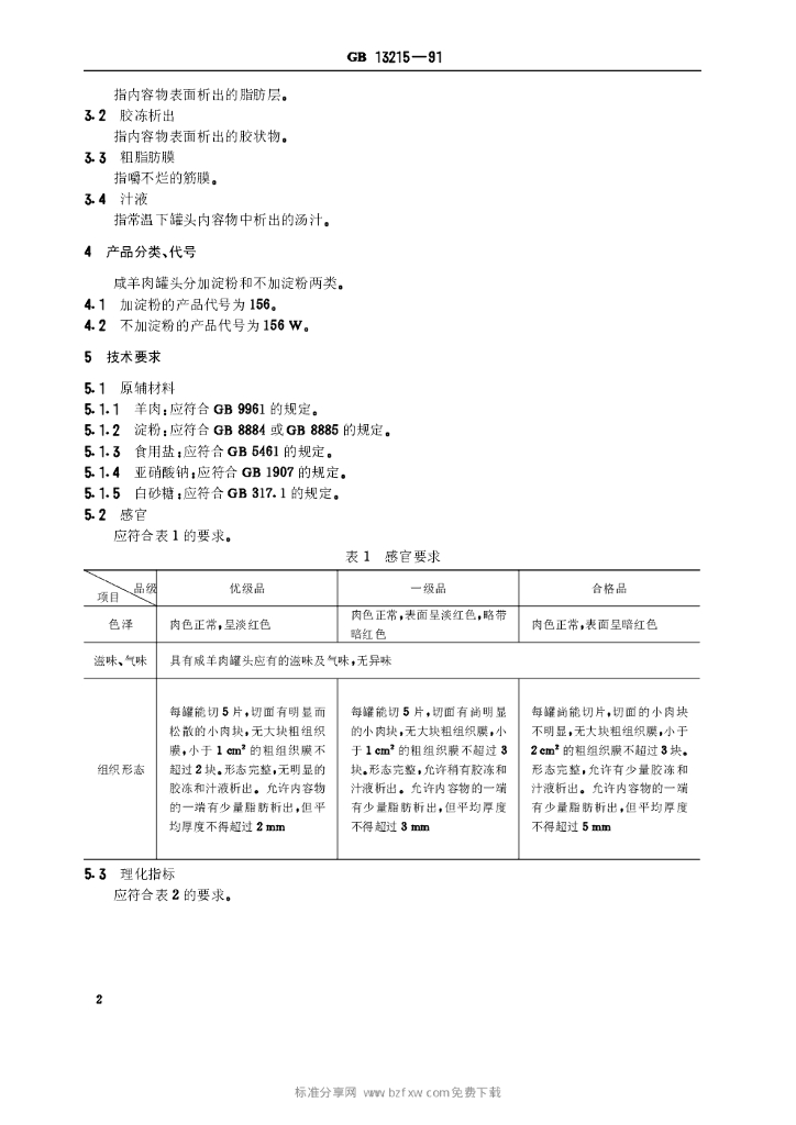 GB 13215-1991 标准预览
