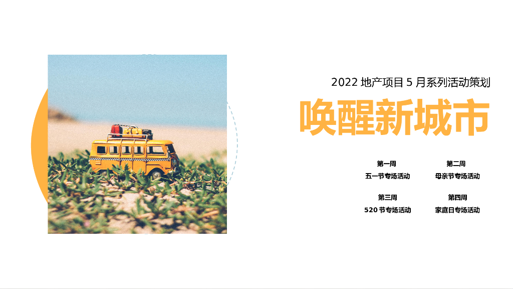 地产项目5月月度暖场系列（唤醒新城市主题）活动策划活动