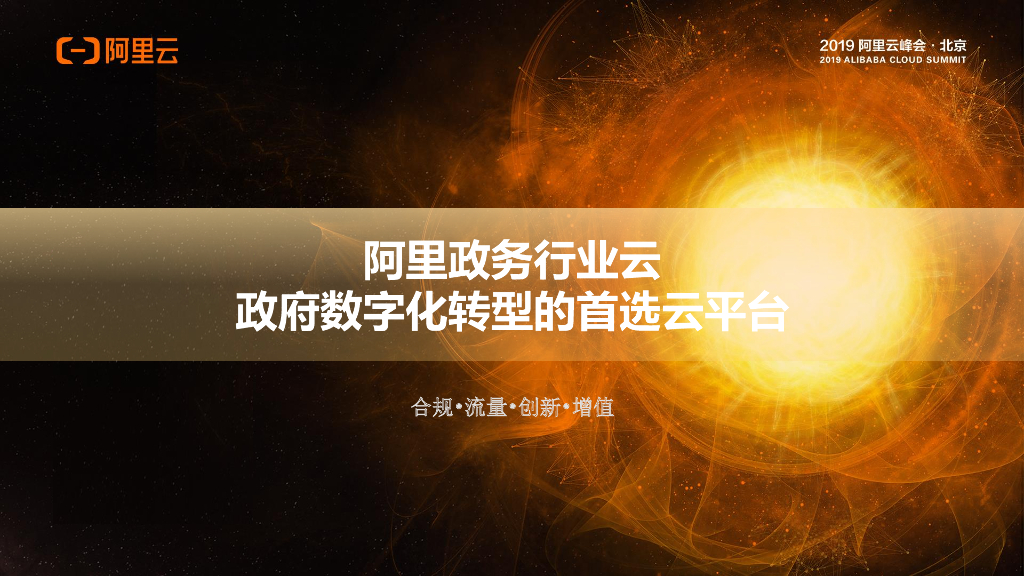 阿里政务行业云 政府<em>数字化转型</em>的首选云平台 海报