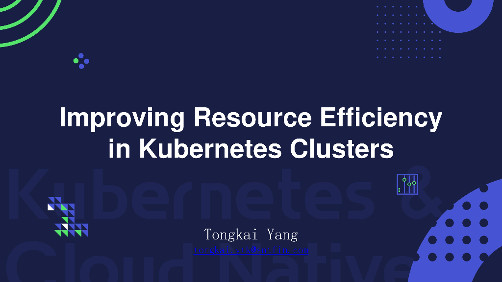 Improving Resource Efficiency