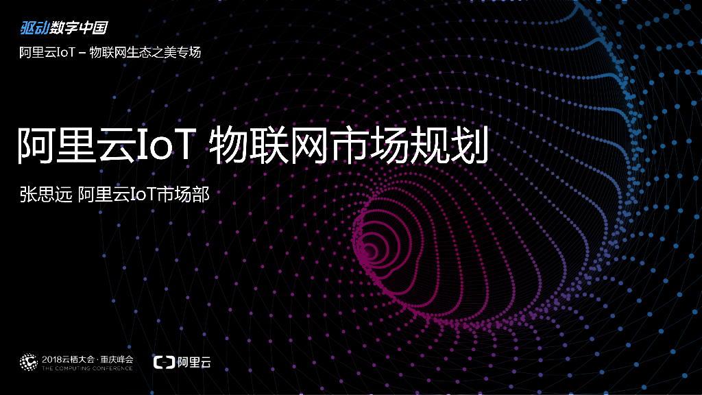 阿里云：物联网市场规划 