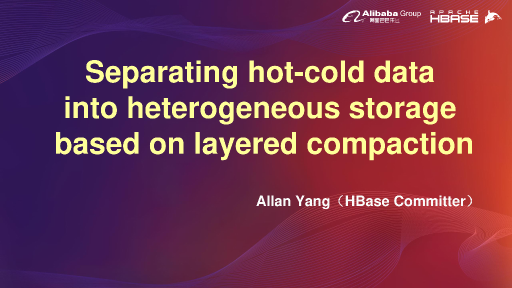 Separating hot-cold data into heterogeneous storage based on layered compaction