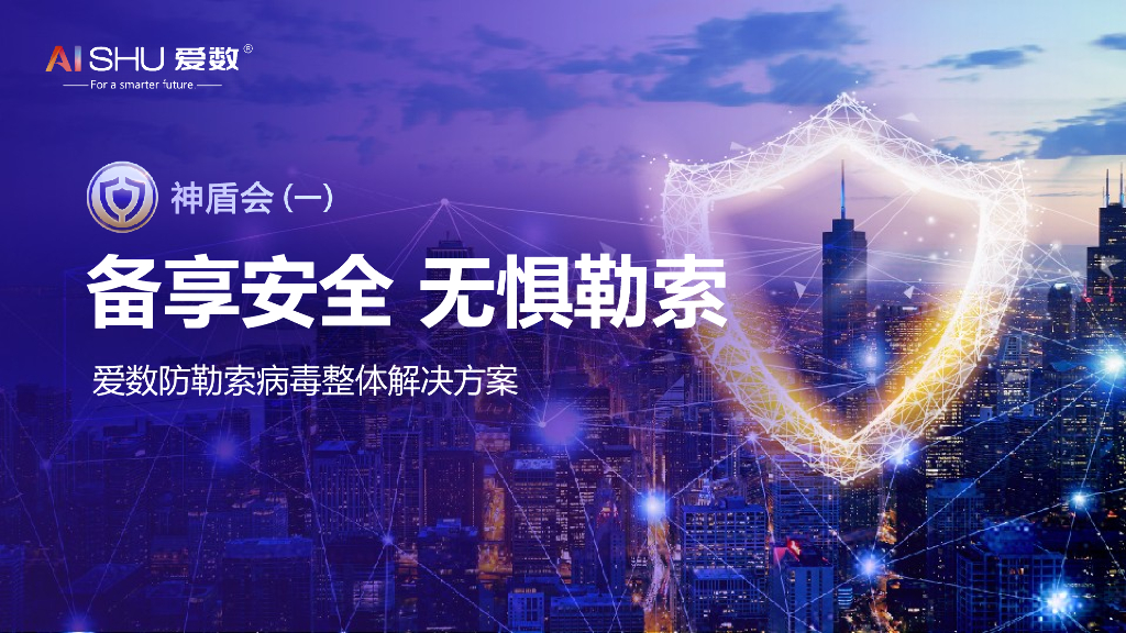 爱数：防勒索病毒整体解决方案