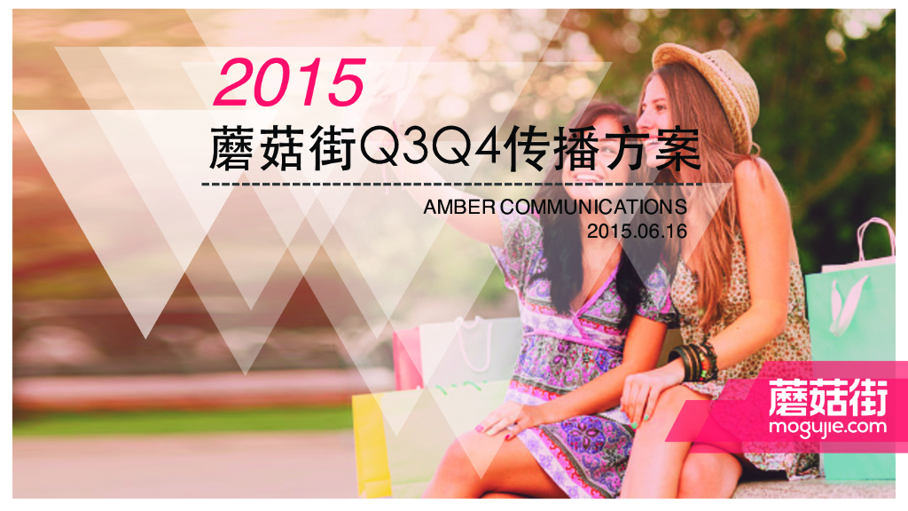 蘑菇街2015年年季度传播方案