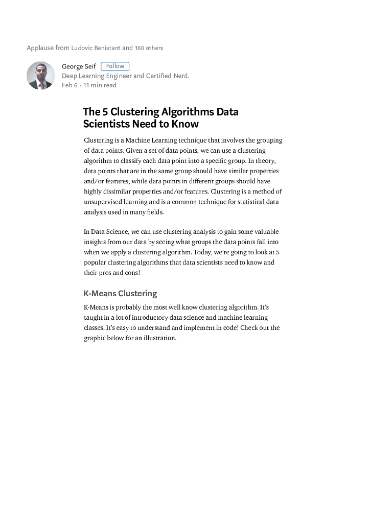 The 5 Clustering Algorithms Data Scientists Need to Know