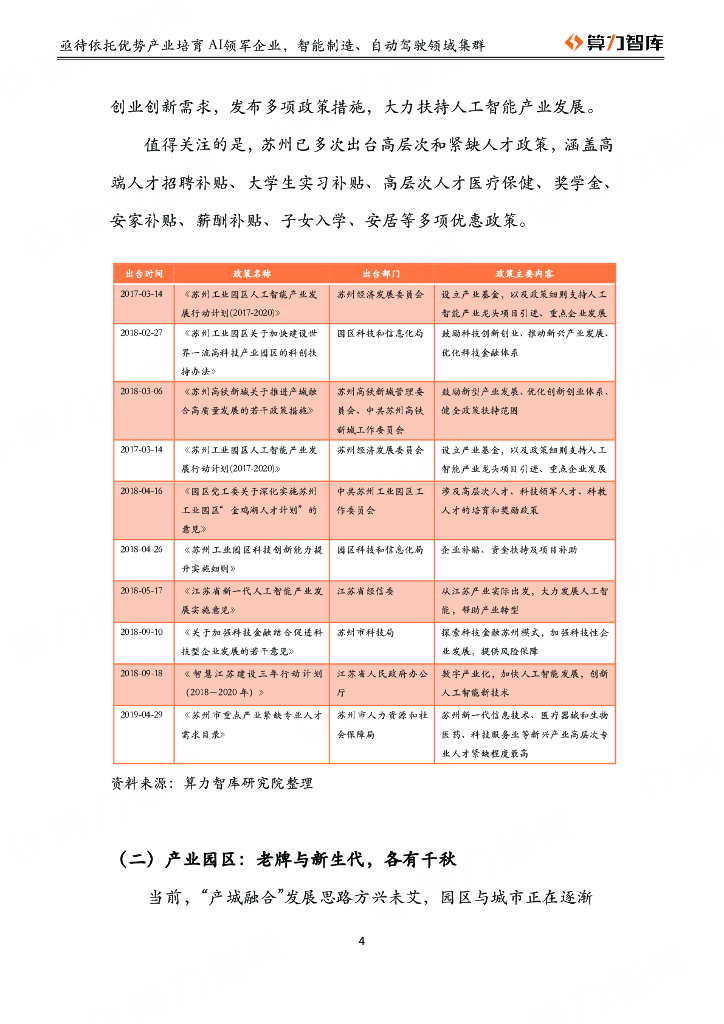 算力智库：2019中国人工智能20城・苏州篇_第10页