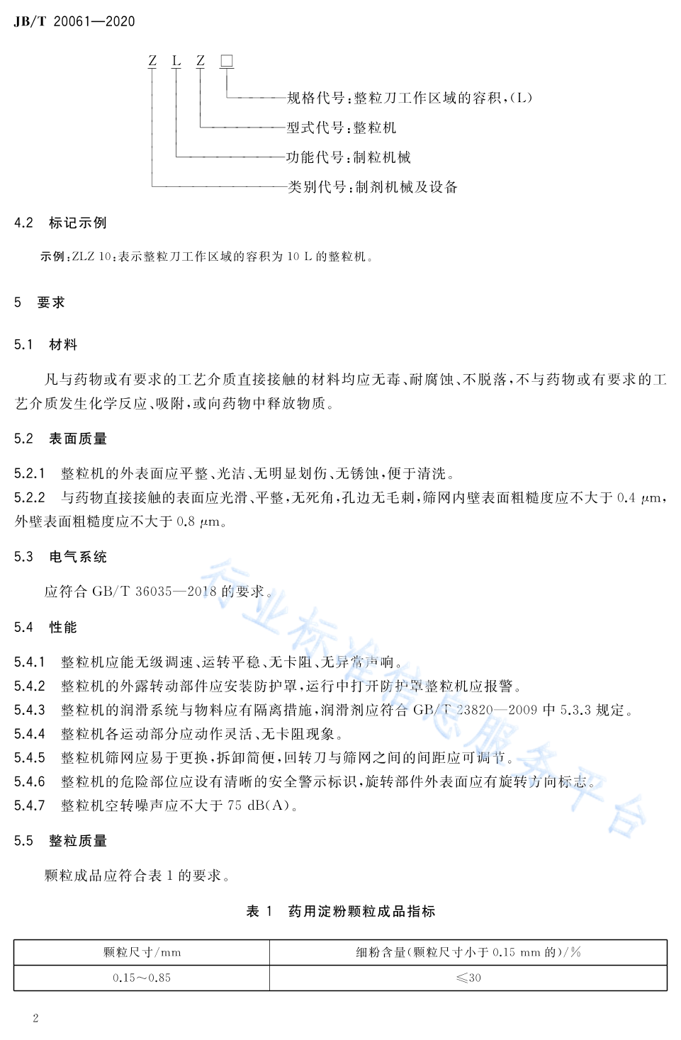 JB/T 20061-2020 标准预览