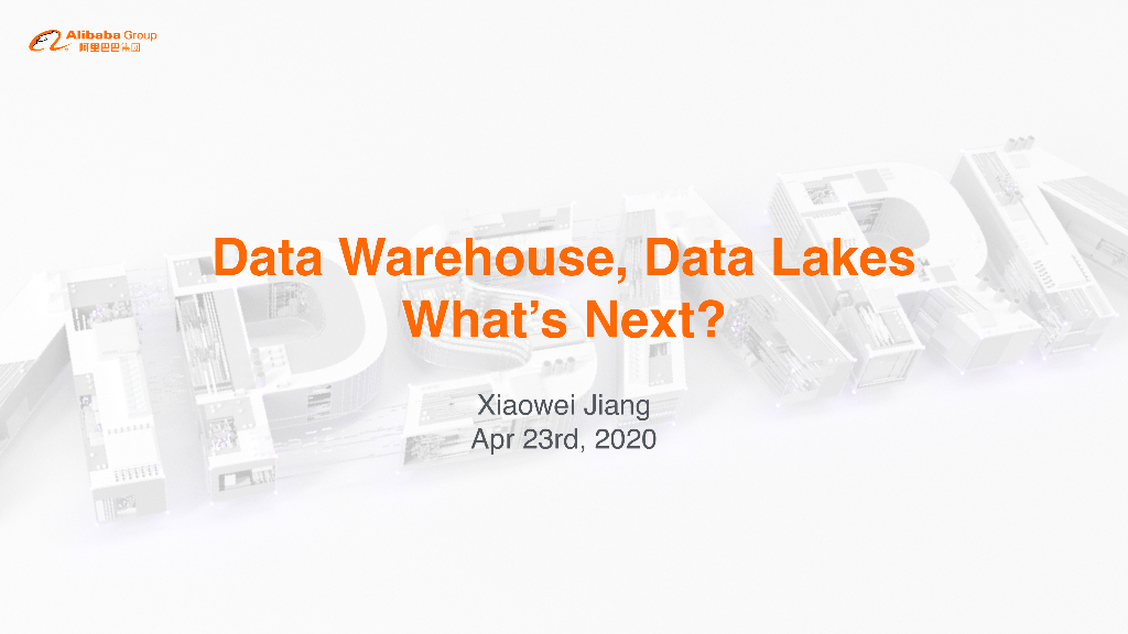 Data Warehouse,Data Lakes What’s Next?