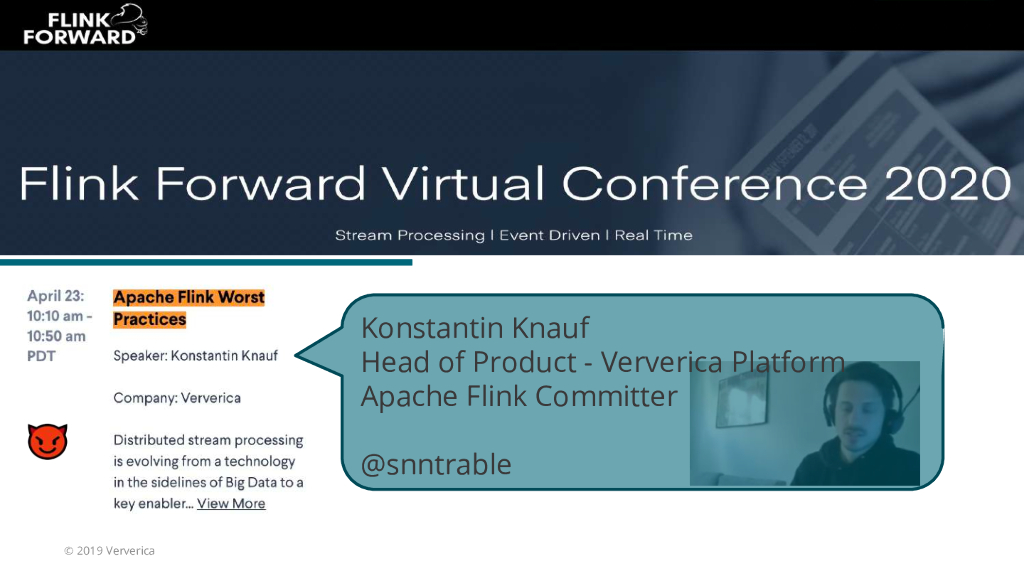 Flink Forward Virtual Conference 2020