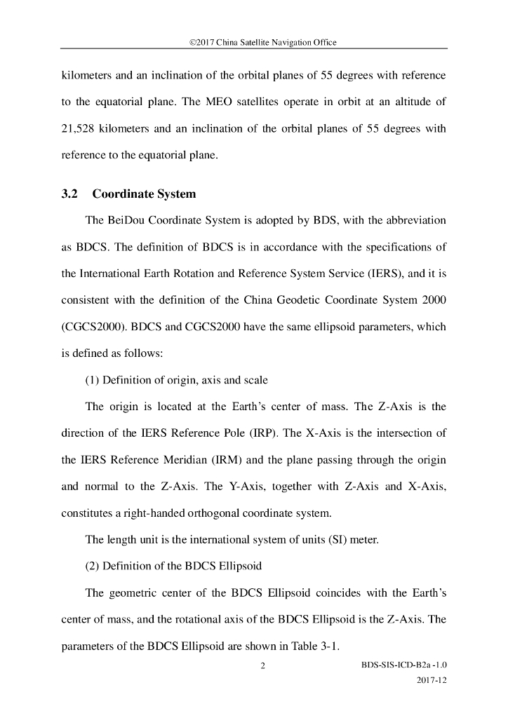北斗系统空间信号接口控制文件B2a（1.0版）英文版_第8页