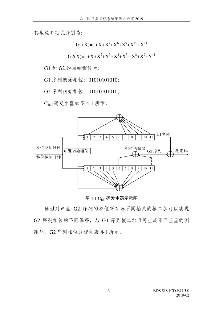 北斗系统空间信号接口控制文件B1I（3.0版）_第10页