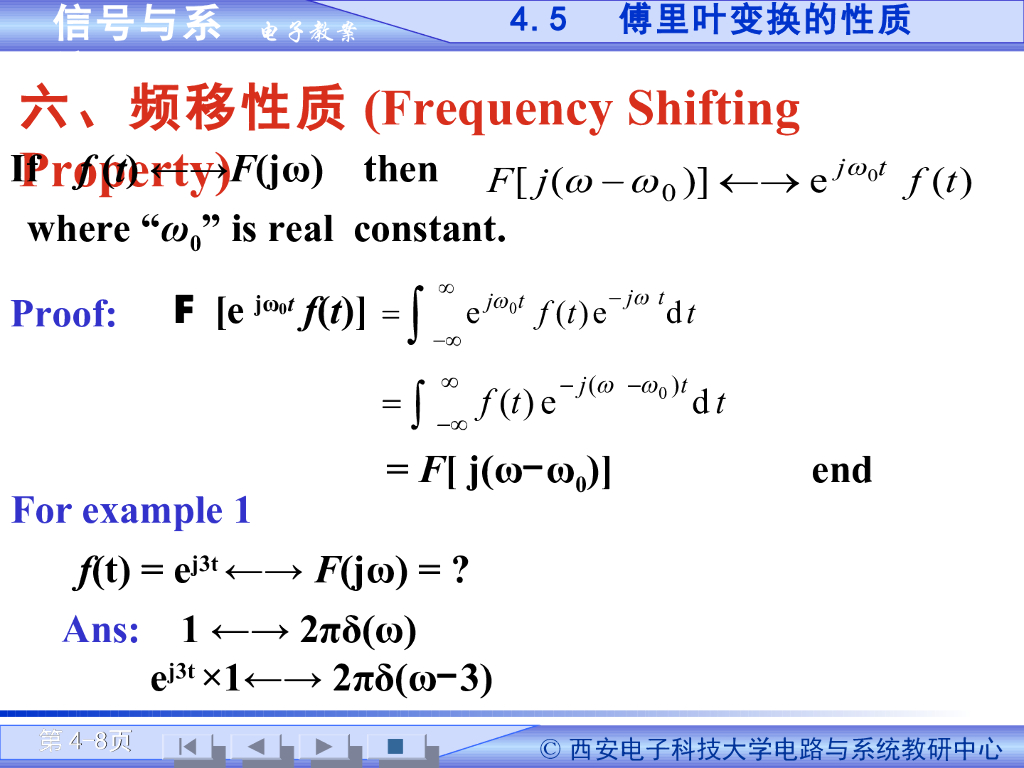 《信号与系统》演示文稿-傅里叶变换性质（2）（一）_第8页