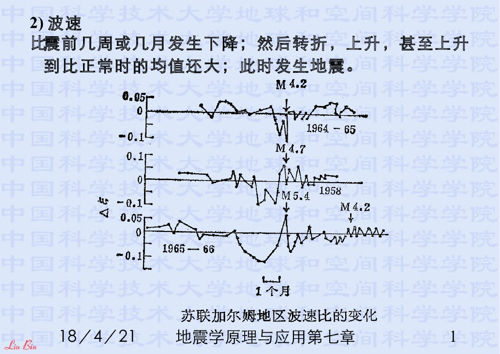 《地震学原理与应用》演示文稿-地震预测的基本方法