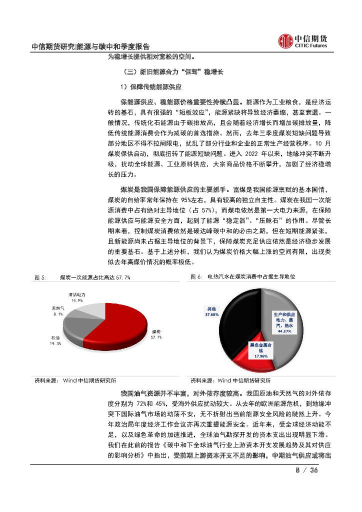 中信期货：能源与碳中和季度报告：地缘冲突扰动供需格局，全球能源分化加剧_第8页