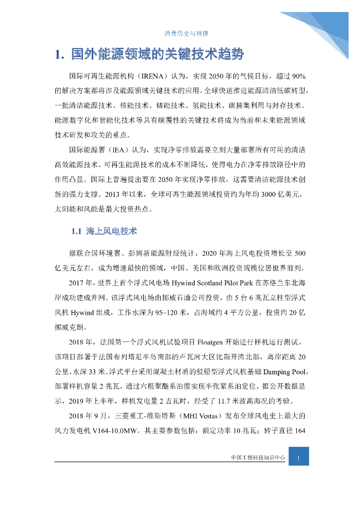 中国科学院：实现碳中和目标—国外能源领域的关键技术和政策措施_第9页