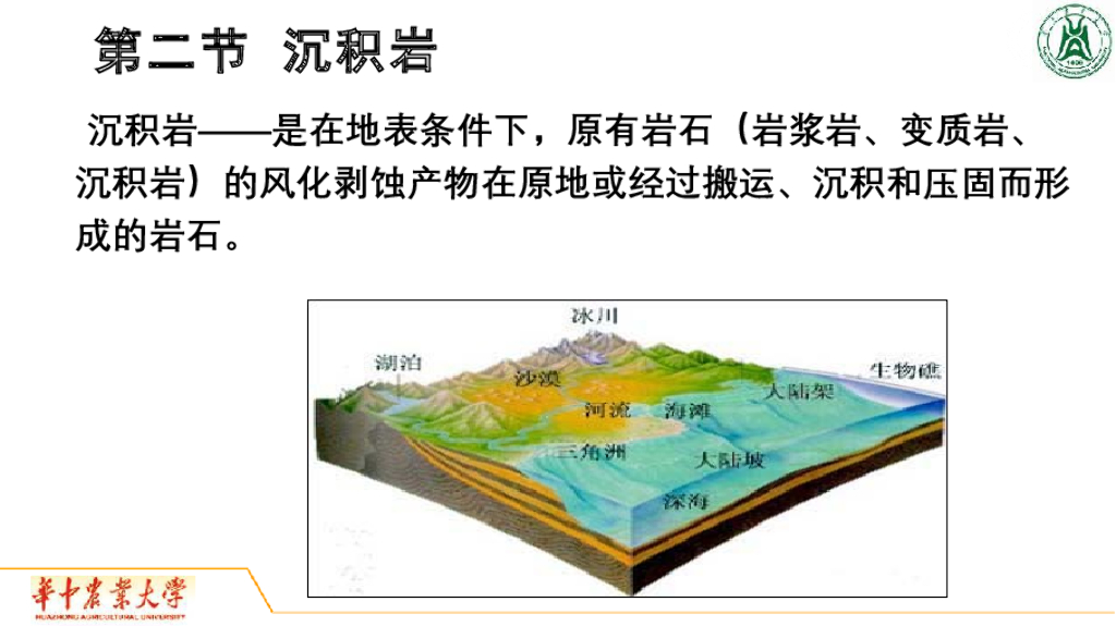 《地质与地貌学》演示文稿-沉积岩