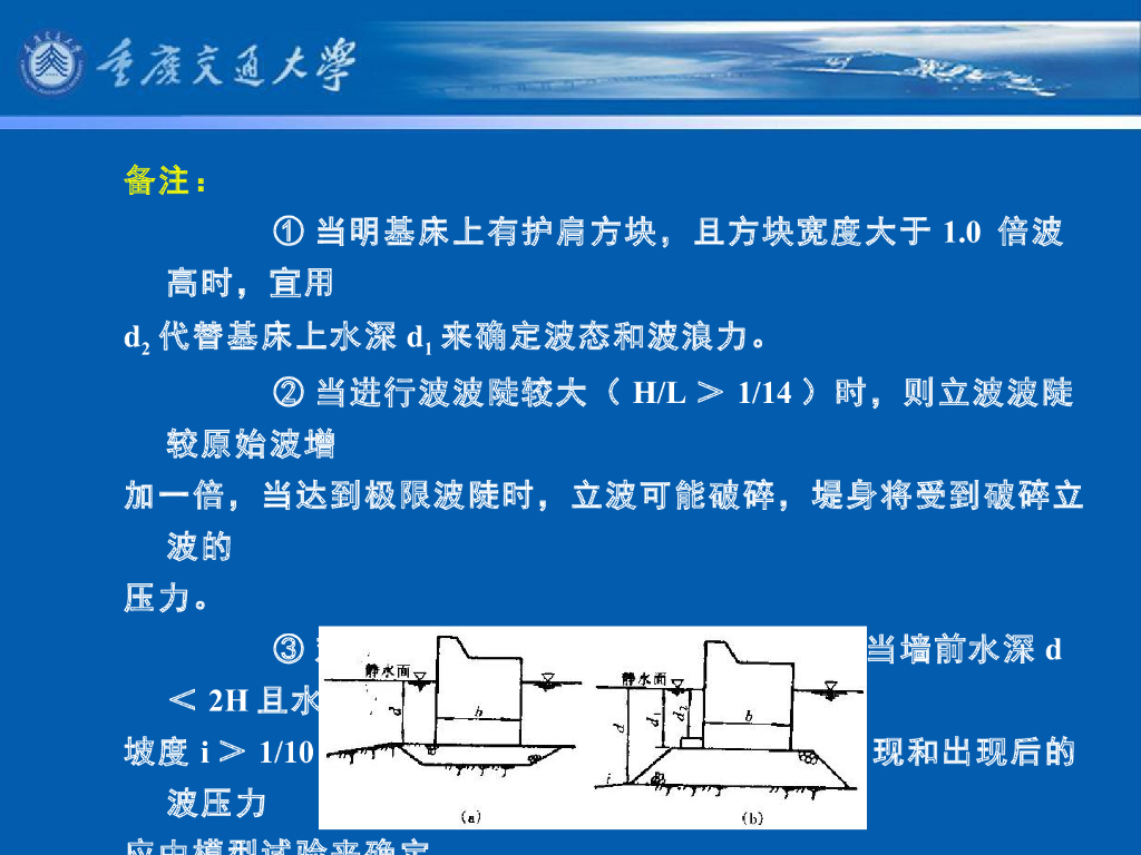 《港口水工建筑物》教学课件-波浪对直立式防波堤的作用_第9页