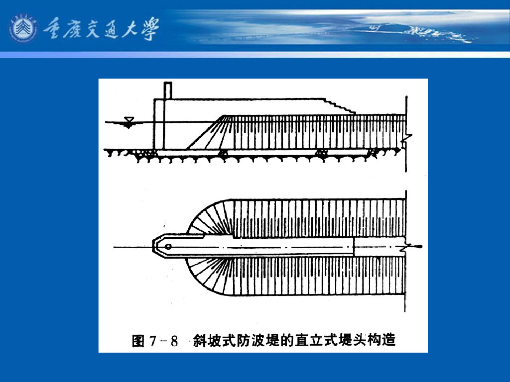 《港口水工建筑物》教学课件-防波堤概述⑵：防波堤的轴线布置、设计波浪的确定_第8页