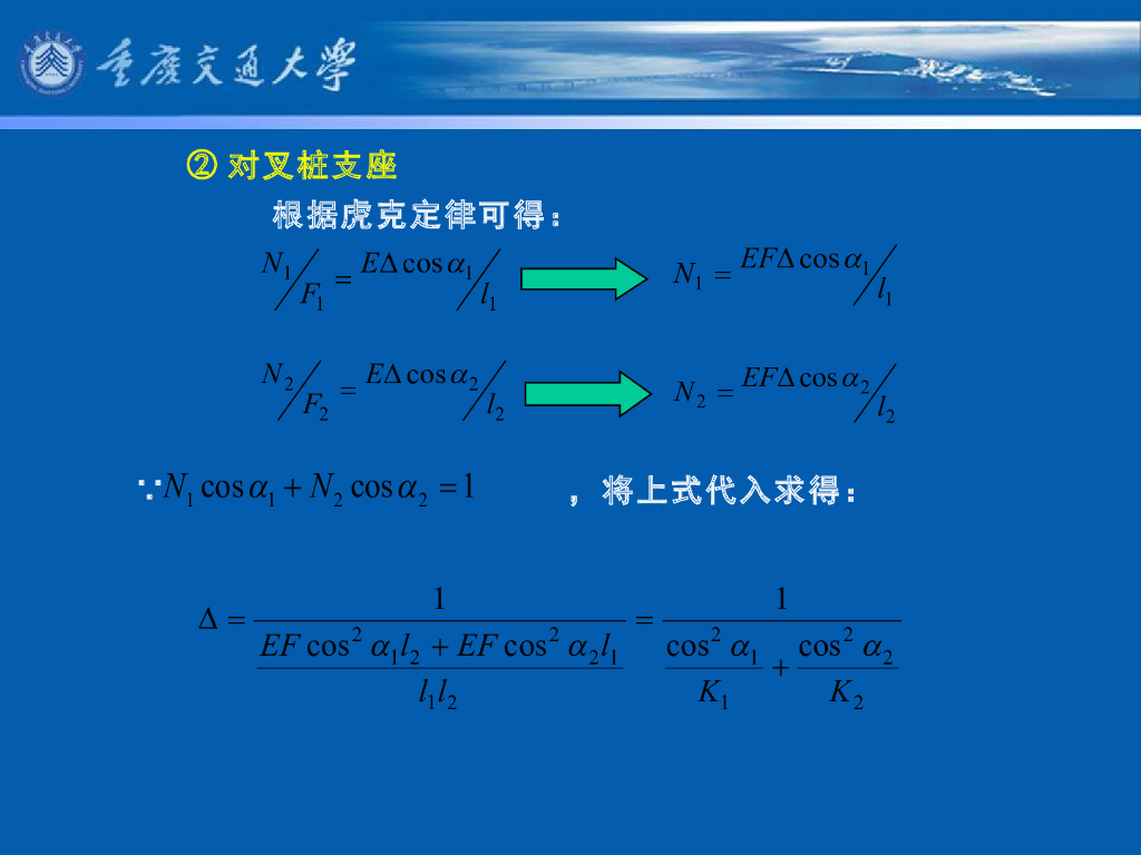 《港口水工建筑物》教学课件-横向排架计算⑵：桩的刚性系数、作用及其组合_第6页