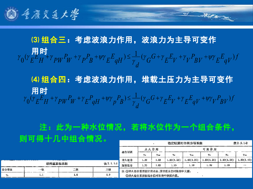 《港口水工建筑物》教学课件-重力式码头(4)_重力式码头的基本计算(2)_第9页