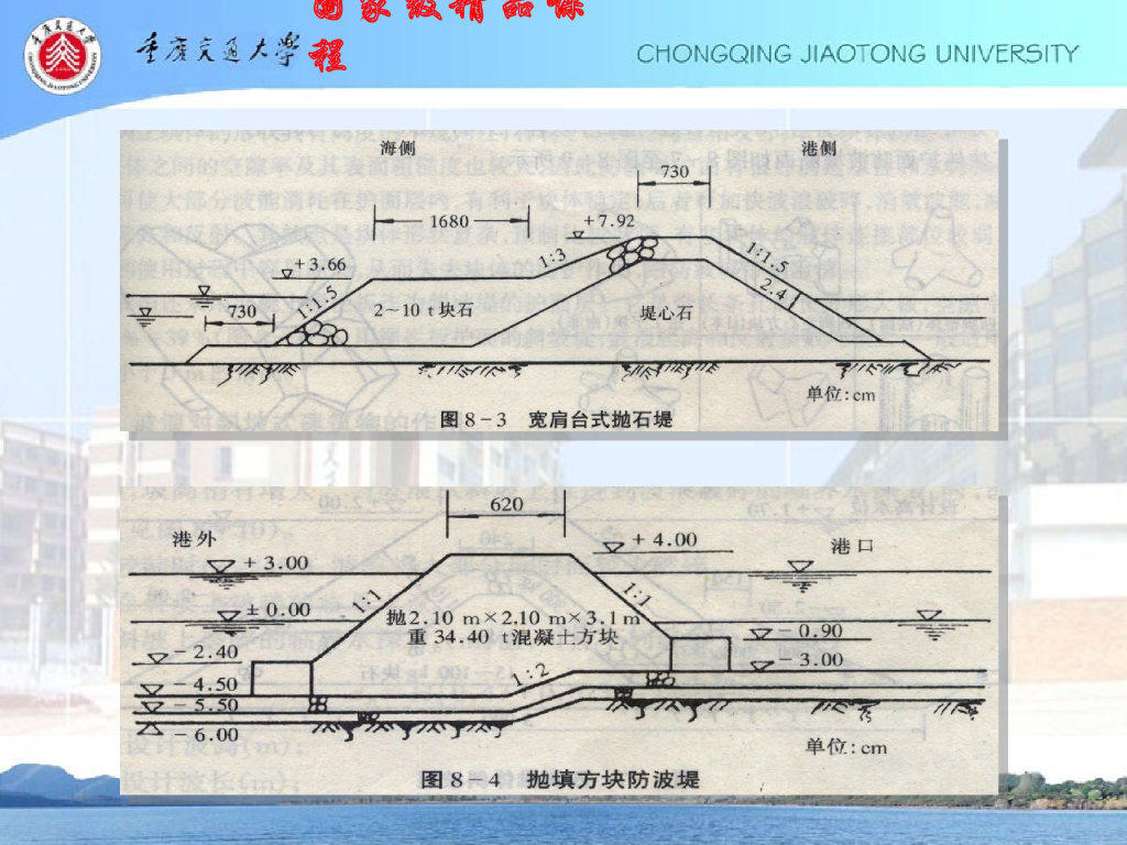 《港口水工建筑物》斜坡式防波堤_第10页